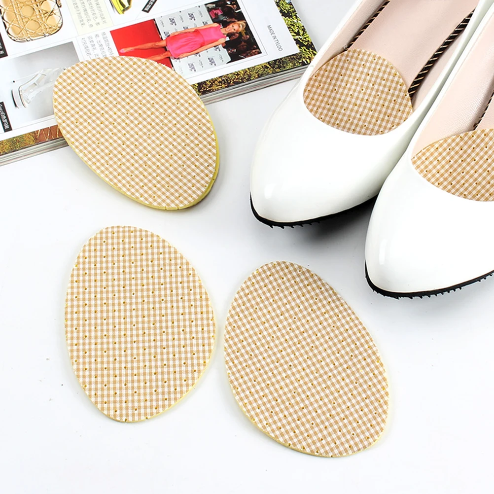 

6 Pair Insole Forefoot Pad Cushion Half Cushions Shoe Pads High Heel Latex Insoles