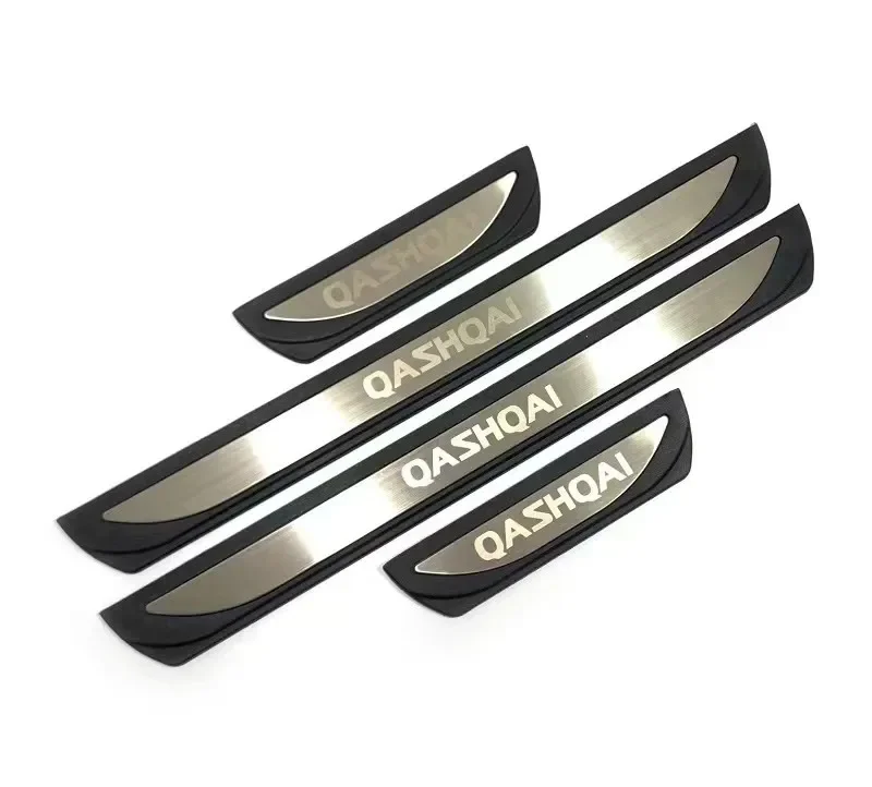 2022 2023 For Nissan Qashqai J12 Car Styling Door Sill Scuff Plate Guard Stainless door Sills Protector Sticker