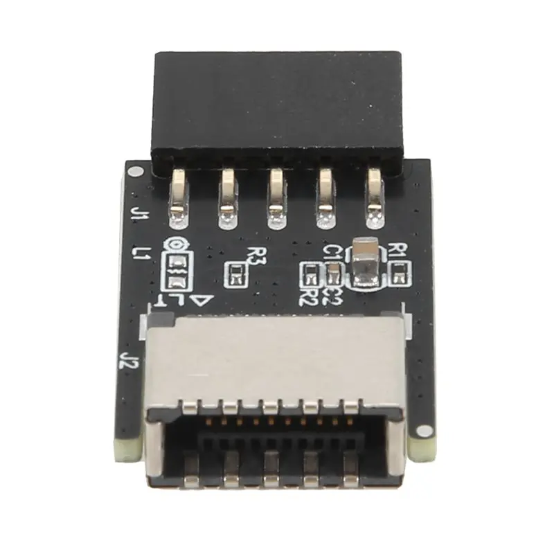 New Arrivals-Motherboard USB2.0 9Pin To TYPE-C A-KEY Front Connector Converter USB3.2 TYPE-E Interface Header Adapter