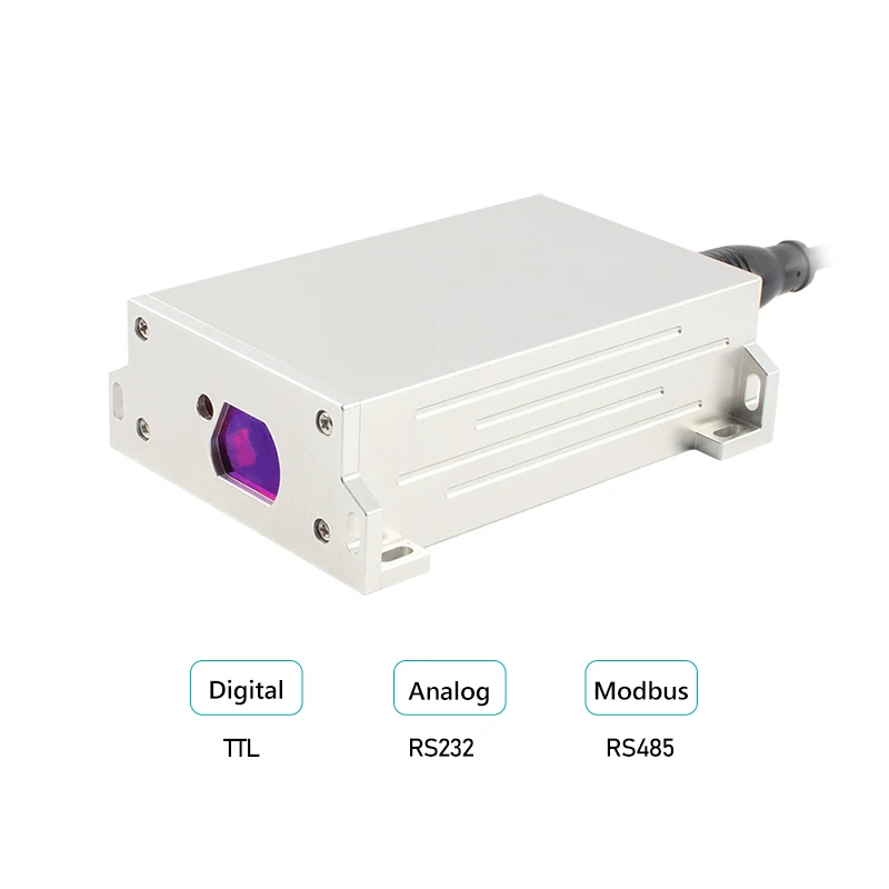 Industrial Automation IP67 Waterproof Laser Ranging Sensor with RS2485 Interface Port Long Range Laser Distance Sensor