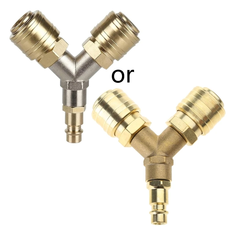 2-ходовой распределитель сжатого воздуха с муфтами Распределитель с муфтой для воздушного шланга