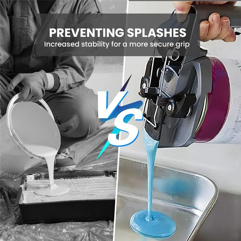 

AT43-Дзатор автомобильной краски, смесь краски, равномерно 2 шт., 1 галлон, банка для краски, миксер для смешивания краски, крышка, ручная рукоятка, без капель