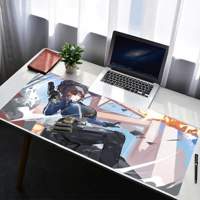 Mouse Pad Computer Gaming Accessories Mousepad Z-zenless Zone Zero Zhu Yuan Rubber Extended Desk Mat Laptop Gamer Keyboard Pad