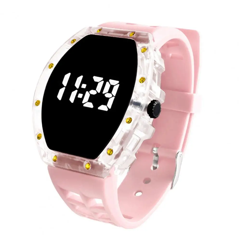 Digital Watch Electronic Sports Watch Waterproof Digital Sports Watch with Adjustable Strap Ultralight Wristwatch for Boys Girls