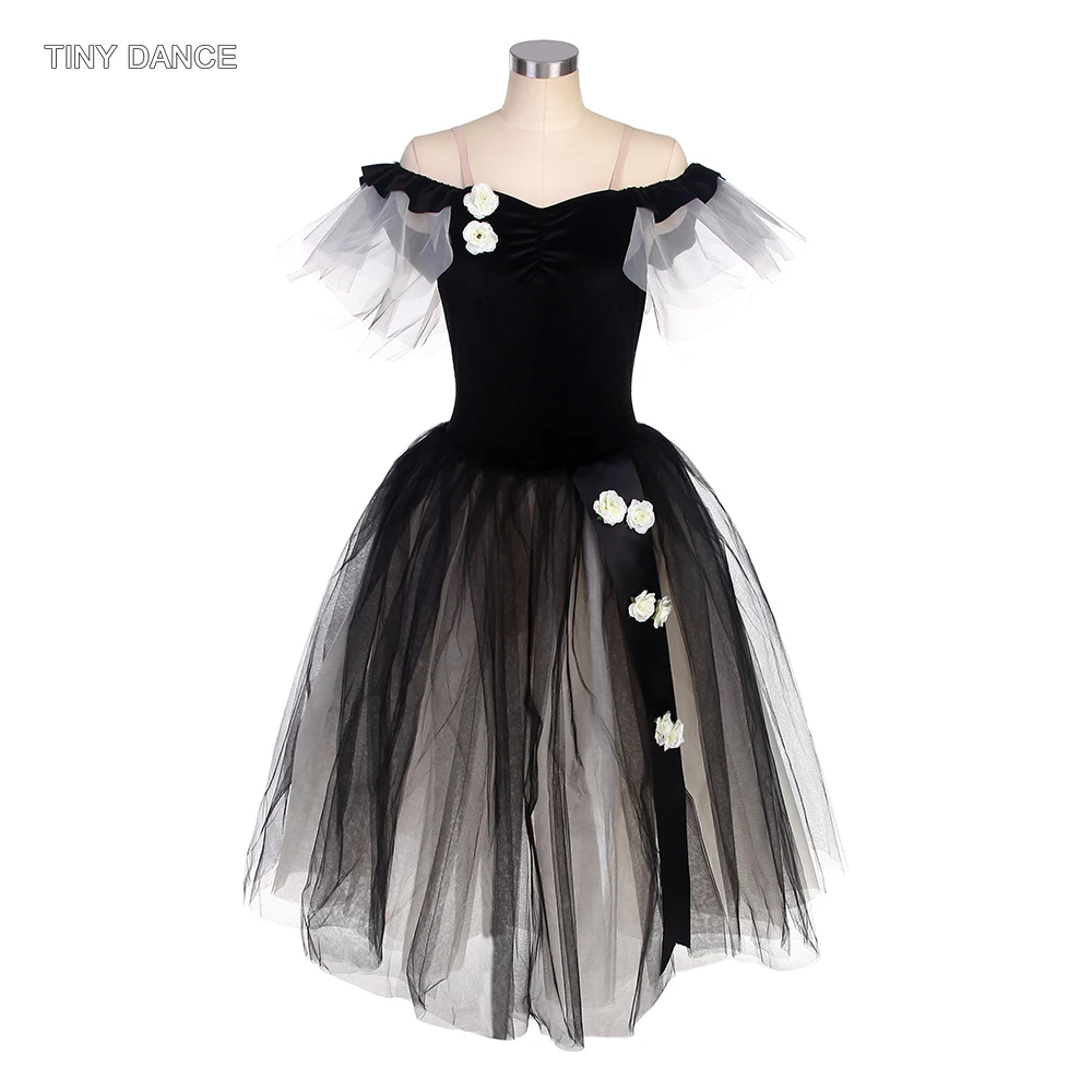 child-adult-ballet-dance-stage-costume-black-velvet-romantic-ballet-tutu-leotard-dress-off-the-shoulder-ballet-tutus-18439