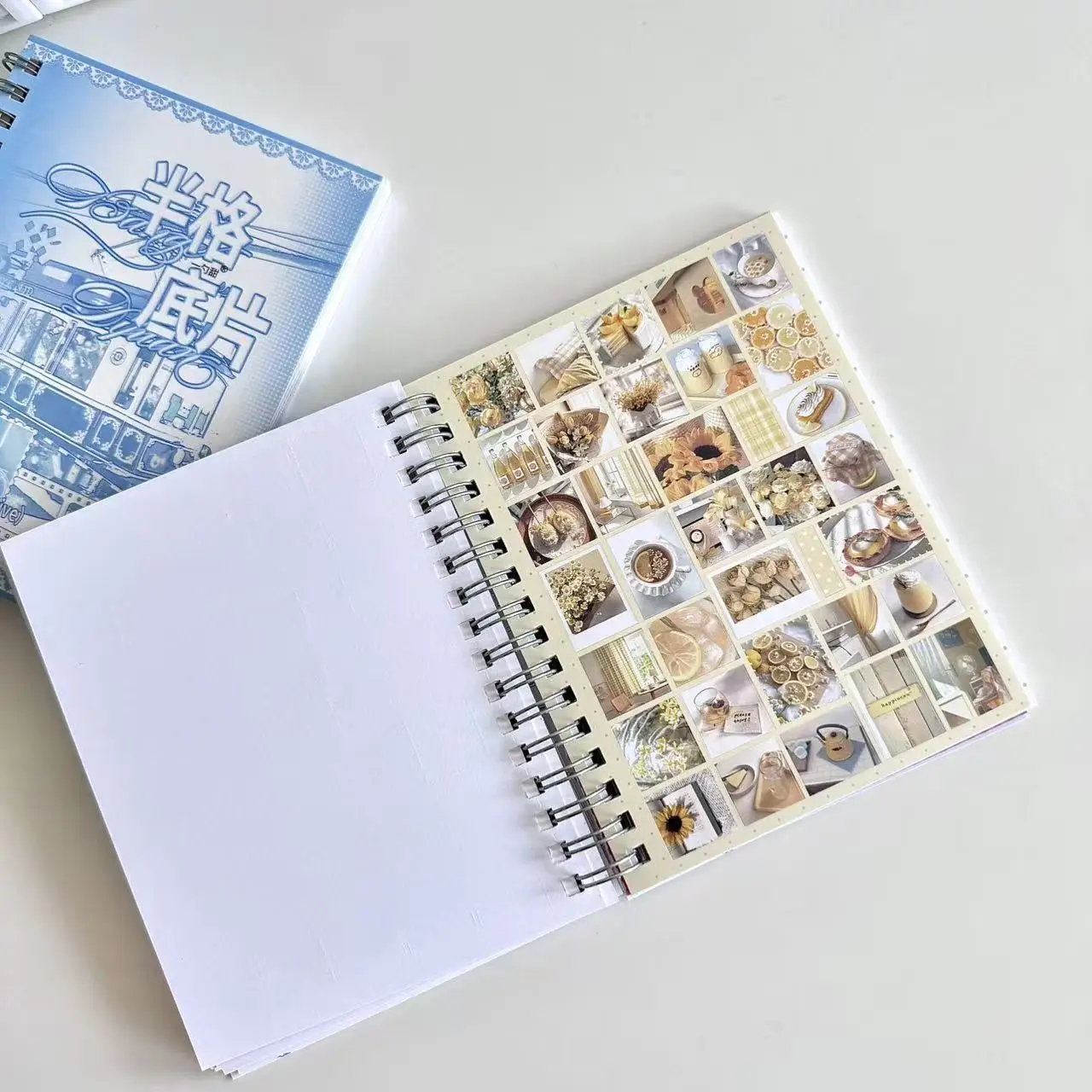 

32sheets Half Grid Film Series Kawaii Ins Japanese Style Die Cutting Sticker Book DIY Scrapbook Aesthetics Stationery Stickers