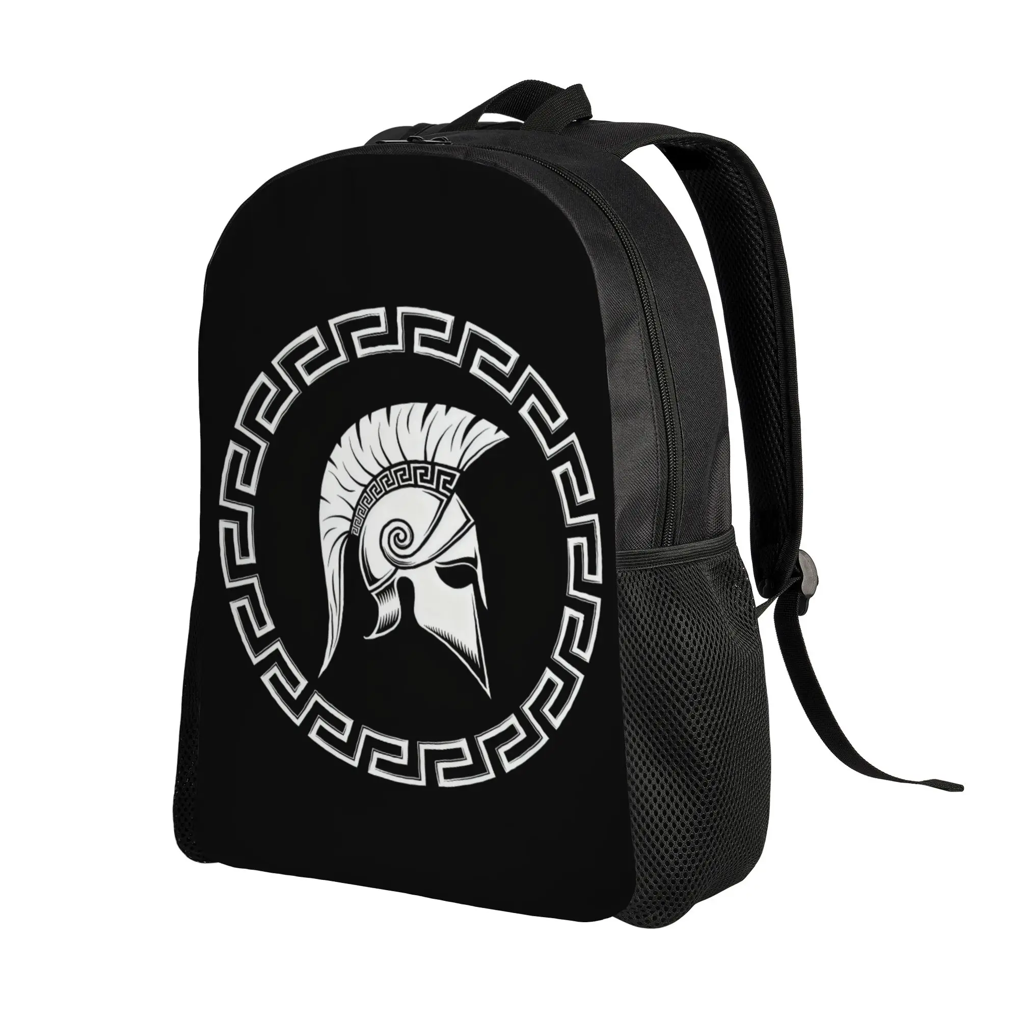 Custom Spartan Race Integrates Motor And Speed Backpack for Women Men College School Students Bookbag Fits 15 Inch Laptop  Bags