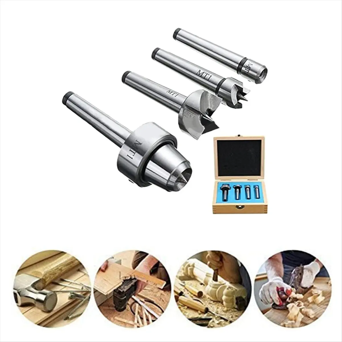 ABNH dé à coudre à commande numérique dé à coudre robuste dé à coudre de charpentier tour central conique dé à coudre MT1