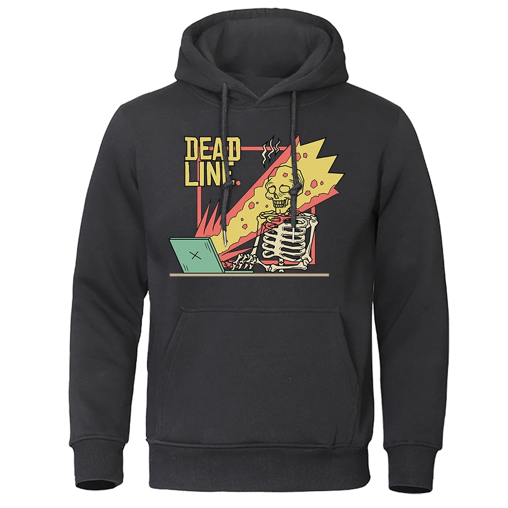 When You Facing The Dead Line Printing Hoodies Male Novelty S-Xxl Sweatshirt Soft Fleece Sportswears Sport Hooded Hoodie Men