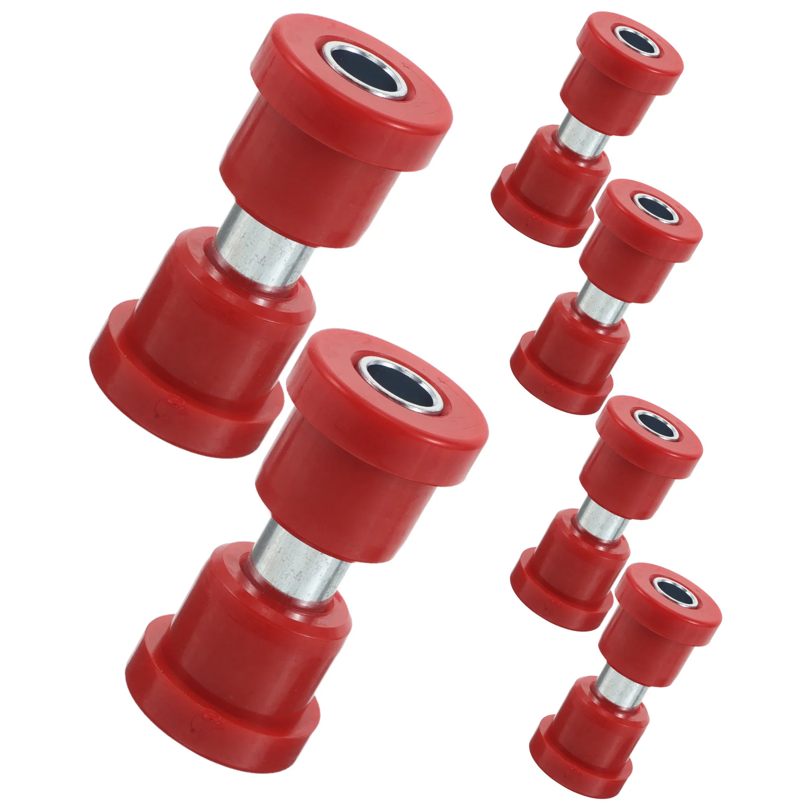 6Pcs Leaf Spring Bushing and Sleeve Kit Heavy Duty Golf Cart Suspension Repair Set for Club Car Front Rear Shackle Components