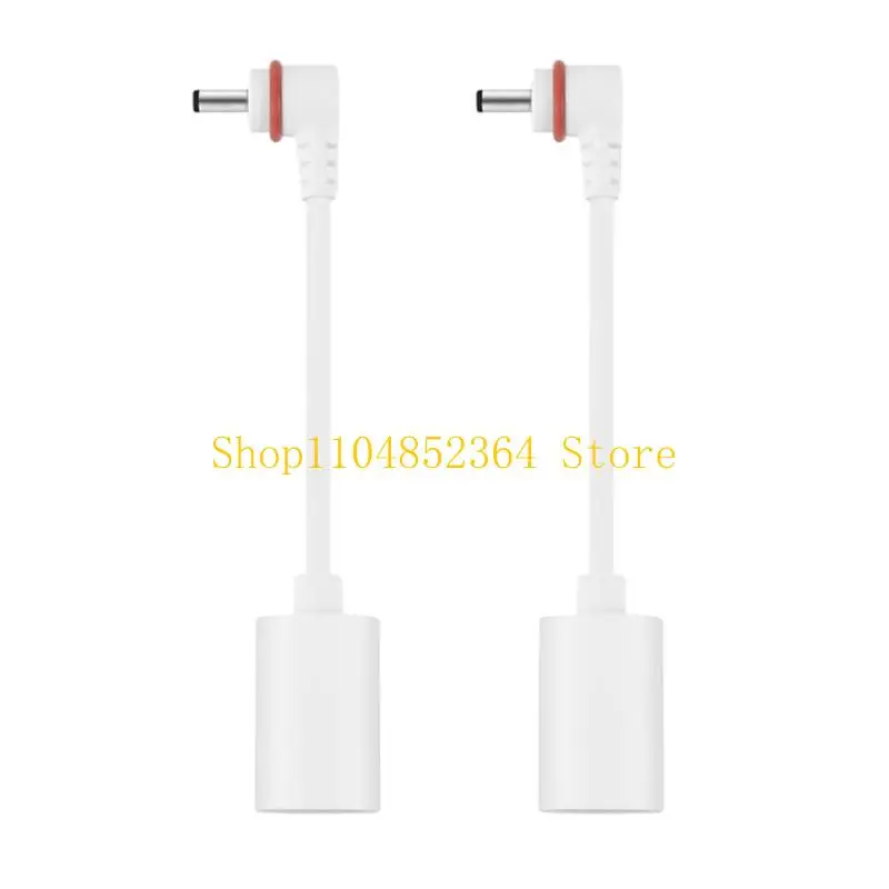 Security Camera Power Adapters Cord USB C to 3.5mm Plug Adapters Solar Panel Monitoring Camera Cable Easy to Install
