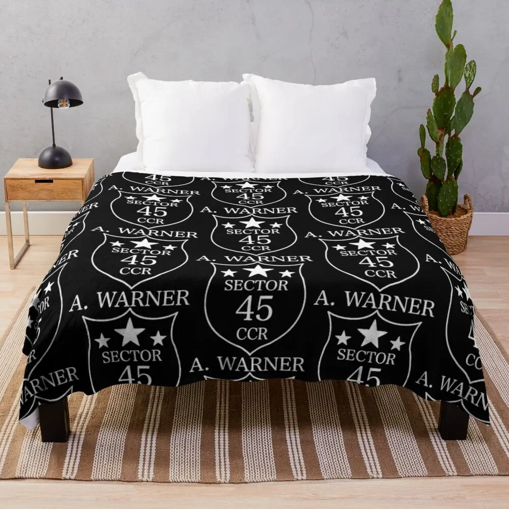 Aaron Warner Sector 45 ccr Throw Blanket Vintage Luxury Designer Blankets