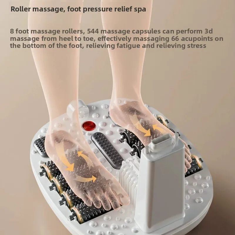 Electric Foot Spas and Baths with Heating Constant Temperature Automatic Fumigation Massage Footbath Machine Shower Foot Washer