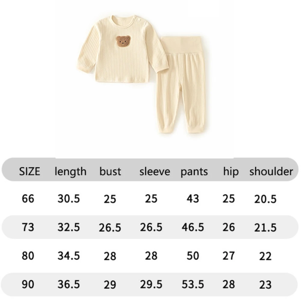 AYNIGIELL ملابس علوية لحديثي الولادة + سراويل للجنسين ملابس قطنية للأطفال البنات بأكمام طويلة ملابس للأطفال حديثي الولادة من عمر 0 إلى 18 شهرًا