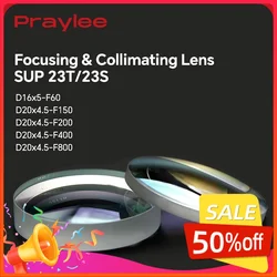 Fiber Laser Collimating Focusing Lens D16x5 F60 D20x4.5 F150 F200 F400 F800 for SUP23T SUP23S Handheld Laser Welding Head Parts