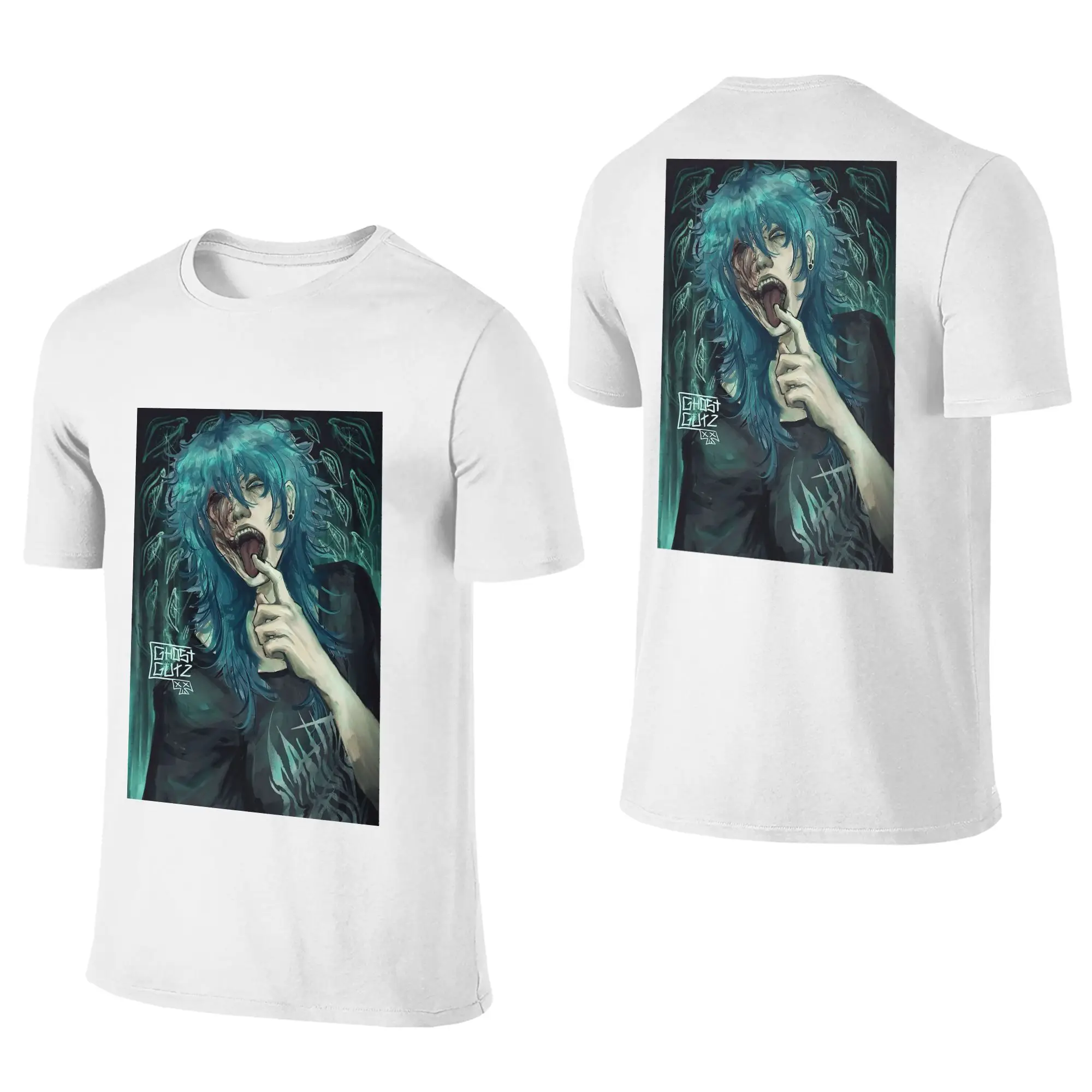 Camiseta 100% de algodón Sally Face Game Anime SF Horror Sal Fisher, camiseta de doble cara para hombre, camisetas de verano para hombre, camisetas de gran tamaño