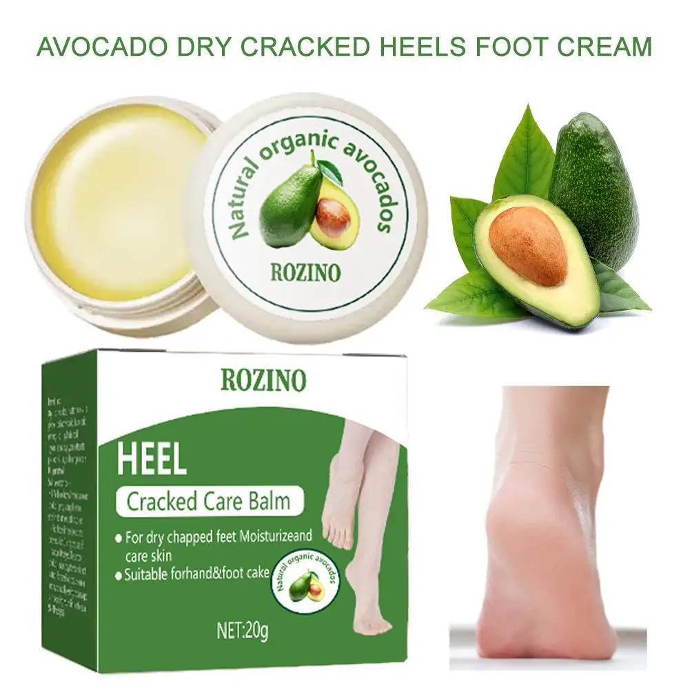 20g Foot Cream Anti Drying Cracking Heel Cracked Repair Cream Moisturizing Removal Dead Skin Hand Chapping Cream Feet Skin Care