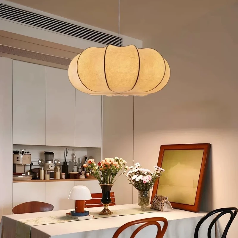 

Wabi Sabi Silk Pendant Light Special-shaped Lights for Living Room Bedroom Dining Room Office Creative Design Lighting Fixture