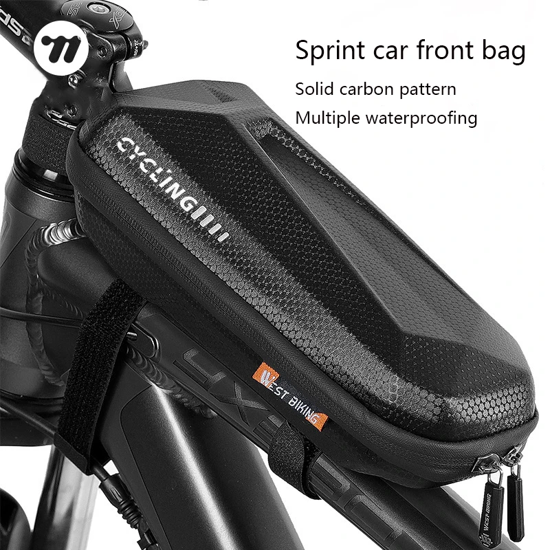 West Rider On The Front Of The Tube Riding Bag Hardshell Bicycle Charter Mountain Road Vehicle Equipment