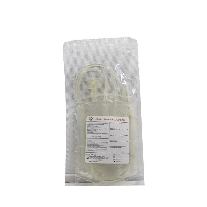 Sy-L105 Blood Collection/ Blood Medical Supply Disposable Blood Bag