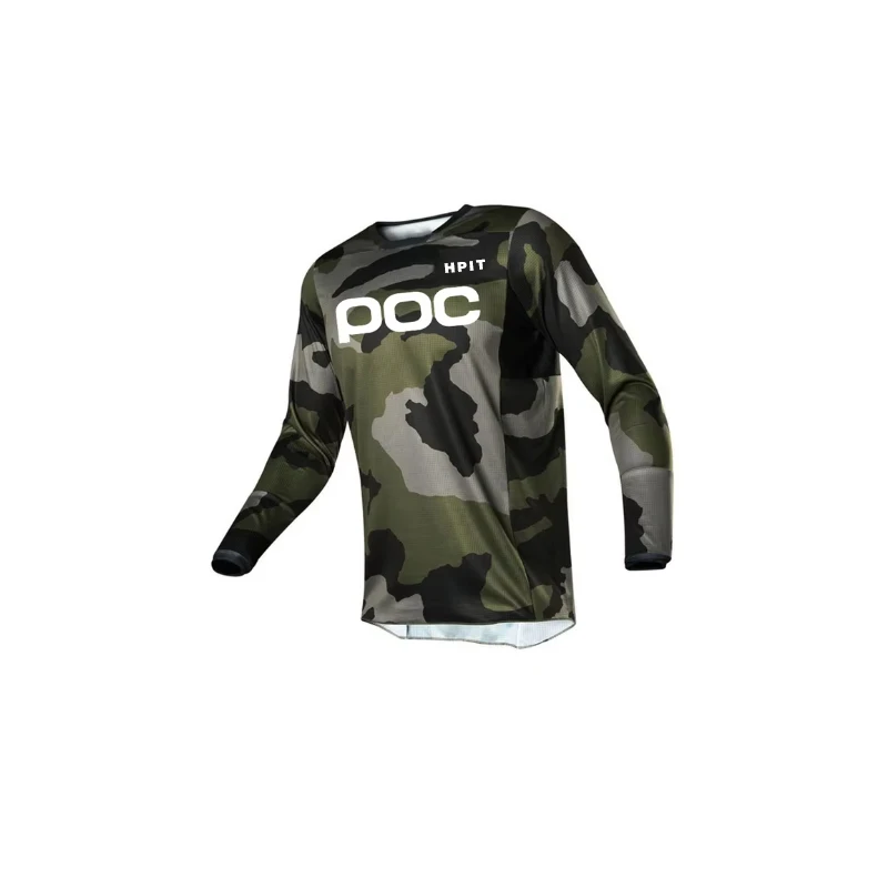 2023 Racing Downhill Jersey Mountain Bike Motorcycle Cycling Crossmax Shirt Ciclismo Clothes for Men MTB Jersey MX HPIT POC DH