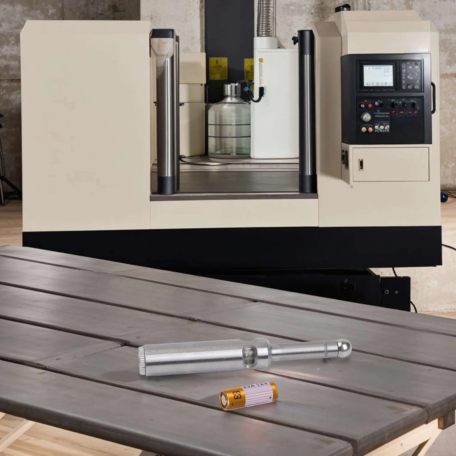 Edge Finder Tool Color Silver CNC Tool Setting Instrument Louder Sound No Need To Rotate Measurement For Edge Finding