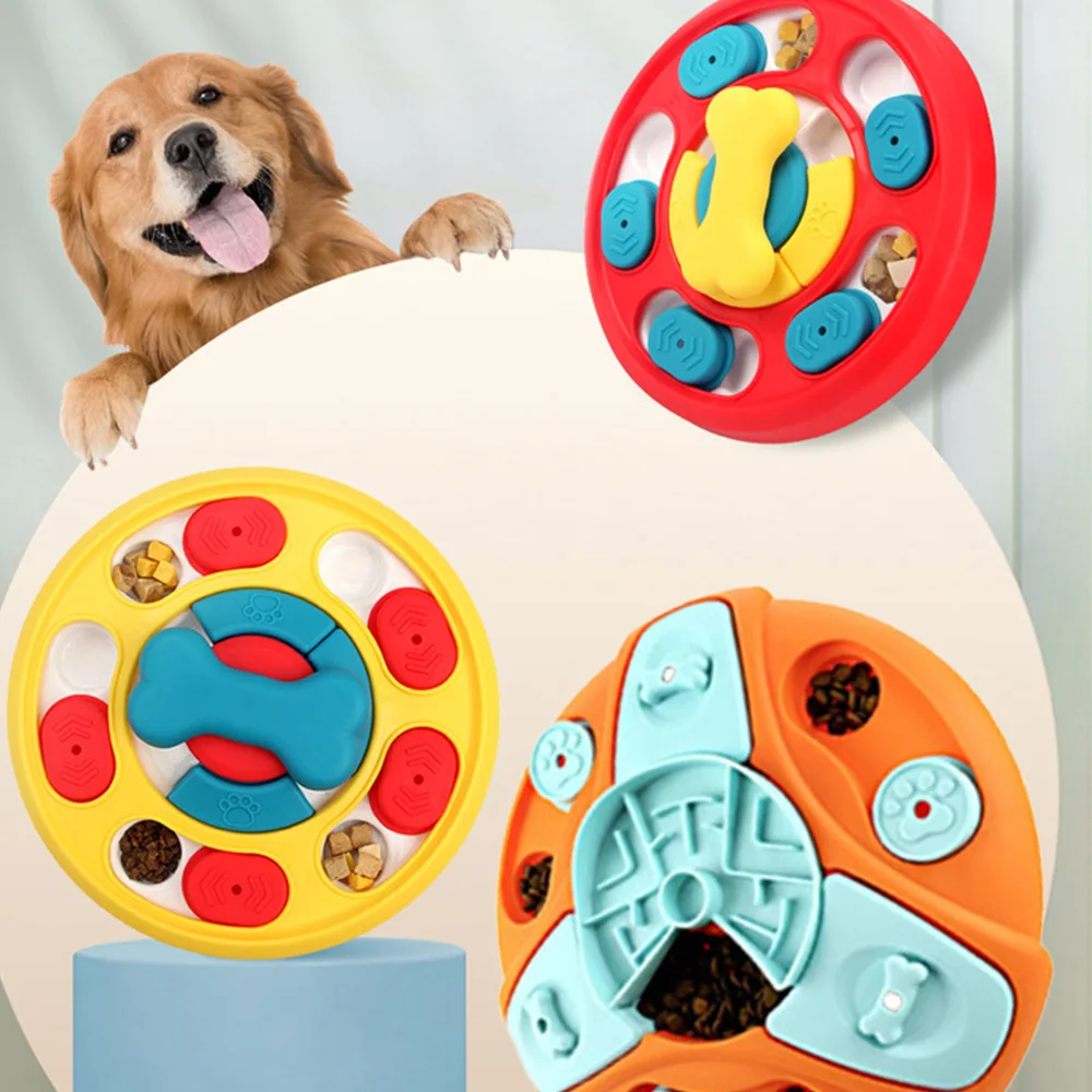

Dog Slow Feeder | Dog Puzzle Feeder | Slow Eating Bowl with Treat Dispenser | IQ Training Game for Pets Toy