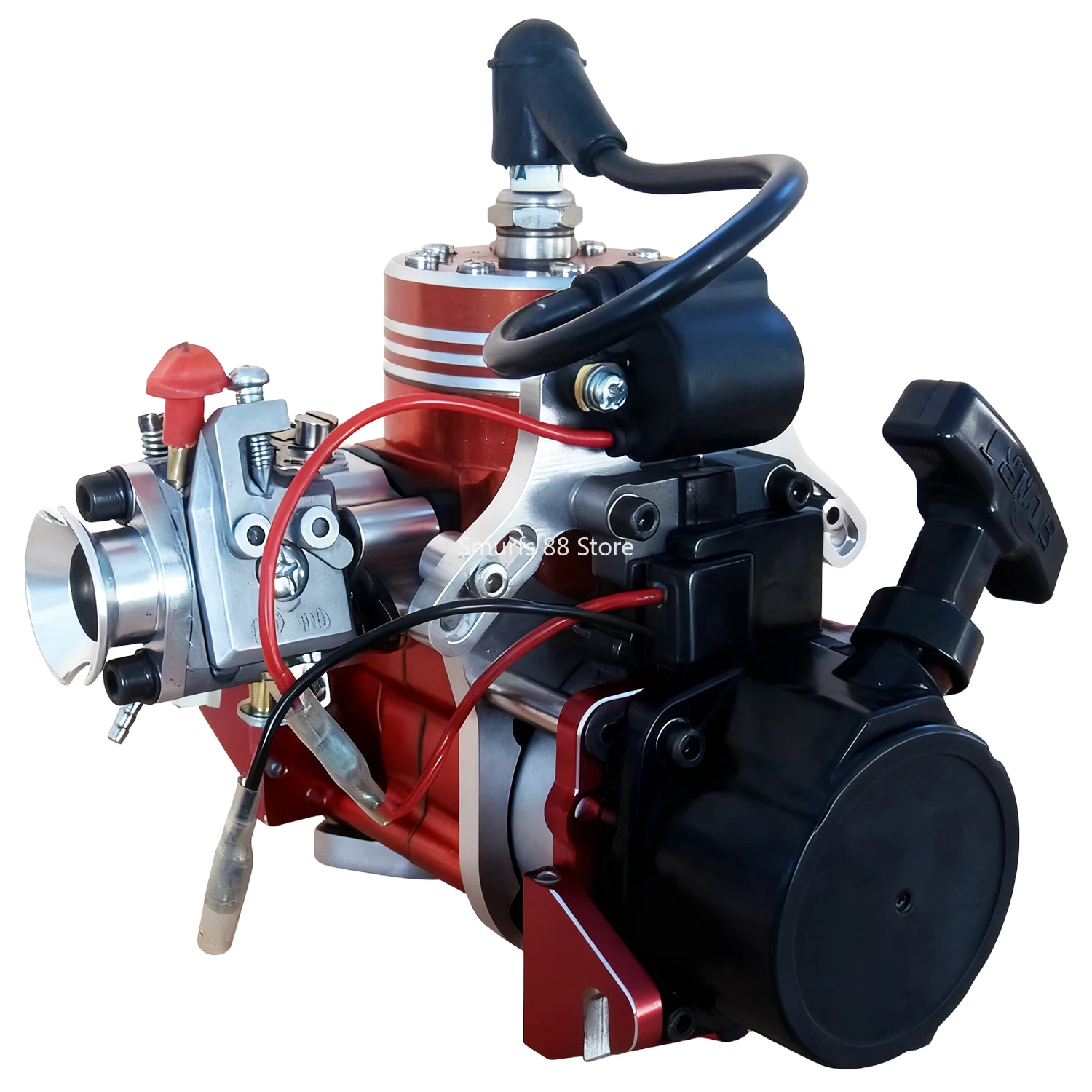 

27,5CC Модель корабля Двигатель 27,5CC Металлический двухтактный гоночный двигатель Модель лодки Двигатель 1E34CMJ Гильза цилиндра 3500 об/мин