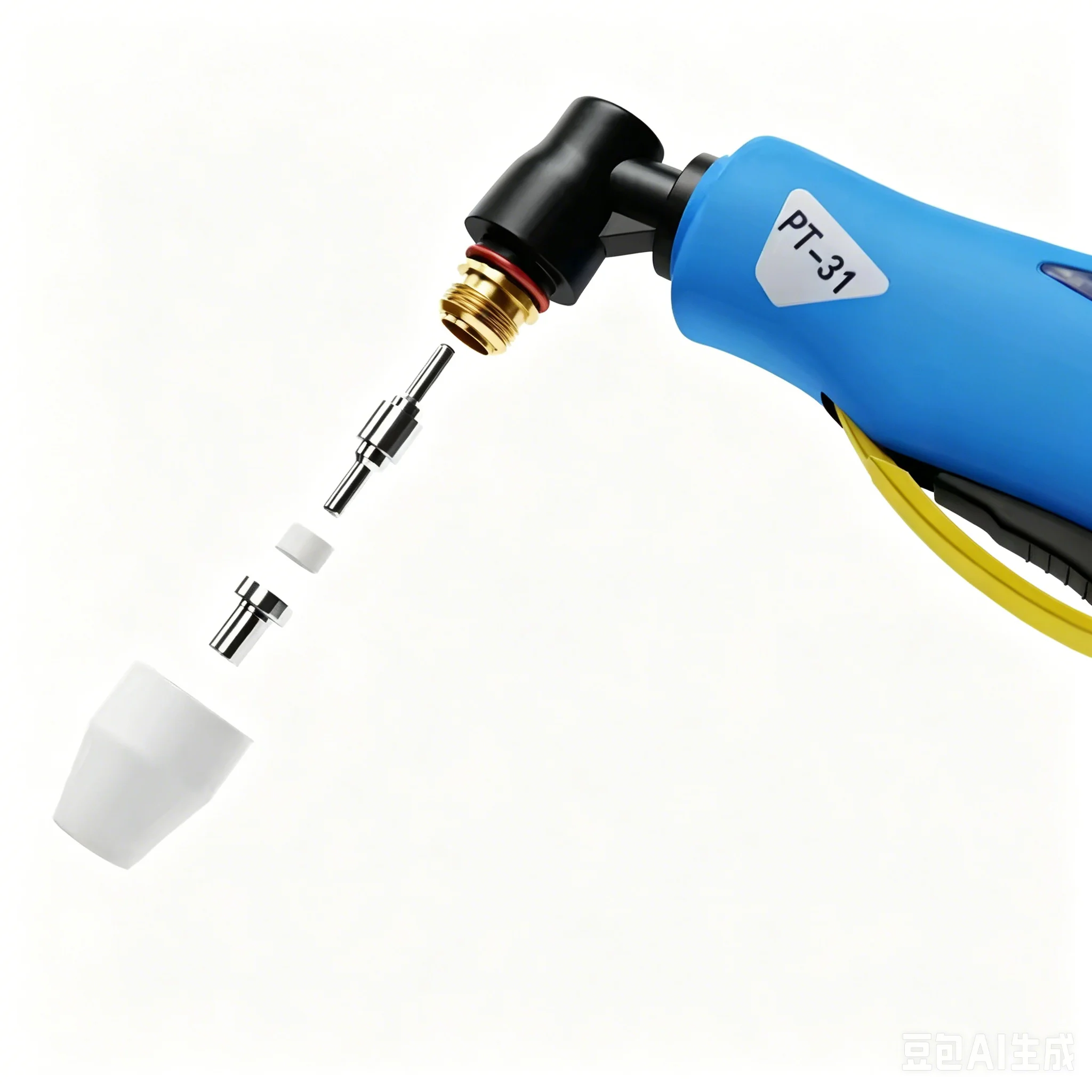 PT31 Plasma Cutter Torch Compatible with PT-31 CUT50D CUT-50 CT-312 CUT40 - Replacement Cutting Tool for Metal Fabrication