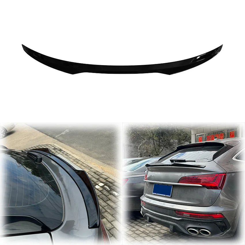 

2019 To Up For Audi Q5 Q5L Sportback Rear Mid Spoiler Trunk Wing Lip High Quality ABS Material Car Middle Spoiler By Gloss Black