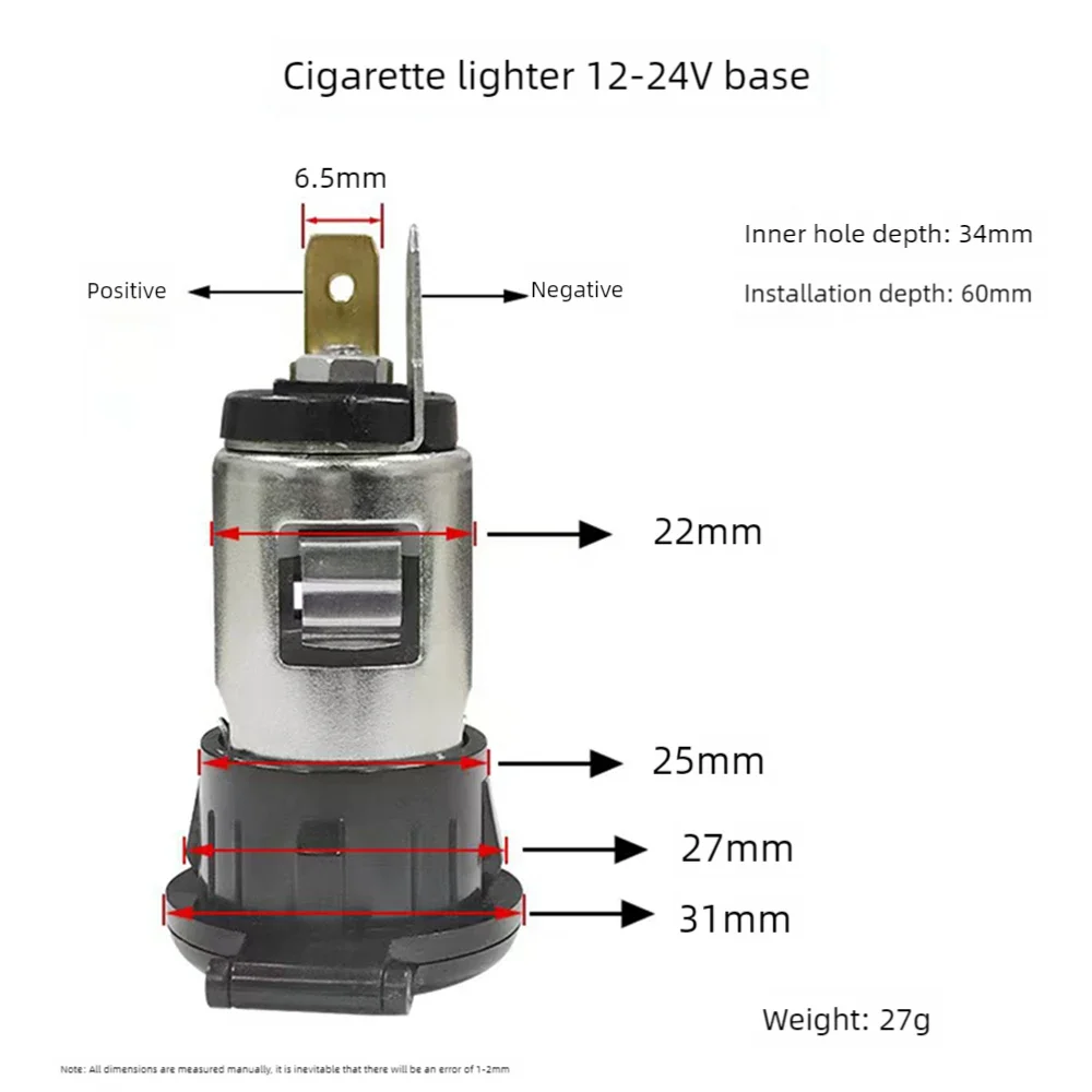 car battery to cigarette lighter adapter 12 Volt 12V Battery To Cigarette Lighter Adapter Alligator Clamp Clip Car  Socket