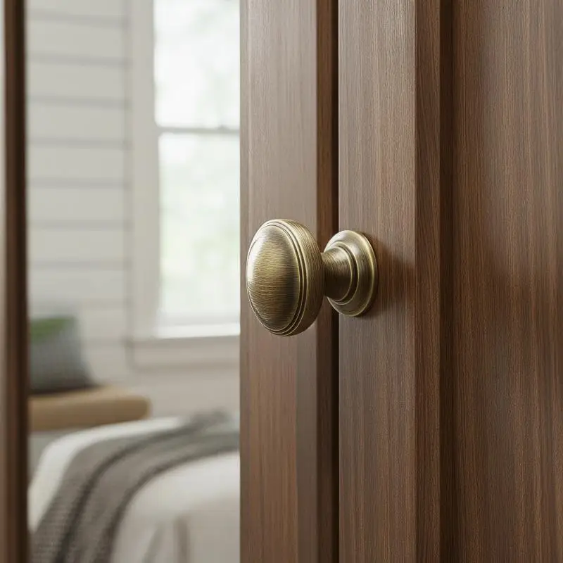 Brass Furniture Handles French Vintage Design High Quality Cabinet Knobs Cabinet Drawers Handle Knob