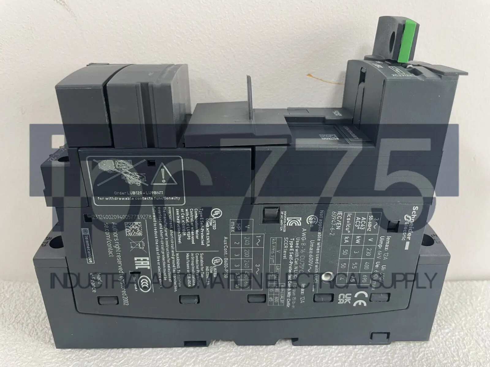 Imagem -02 - Schneider-power Base For u Standard Lub12 Novo na Caixa