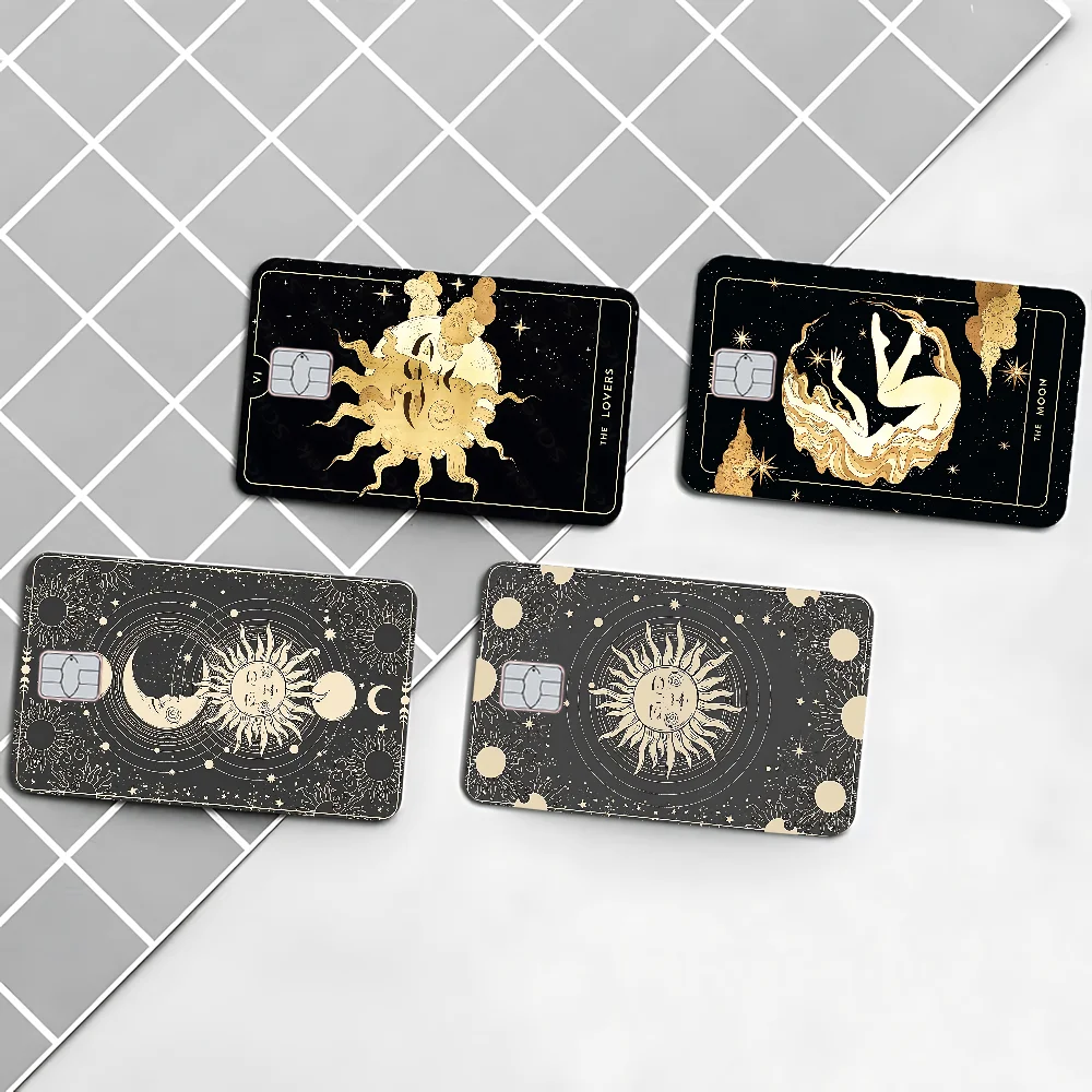 

Witches Moon Tarot Mystery Totem Credit Card Skin Stickers For VISA Bank Bus Metro Access Card Film Cover Sticker Decal Women