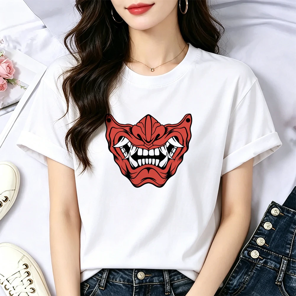 Samurai t-shirt shoujo cheap jojifuku baddie anime manga t-shirt summer grunge baddie cutecore Retro