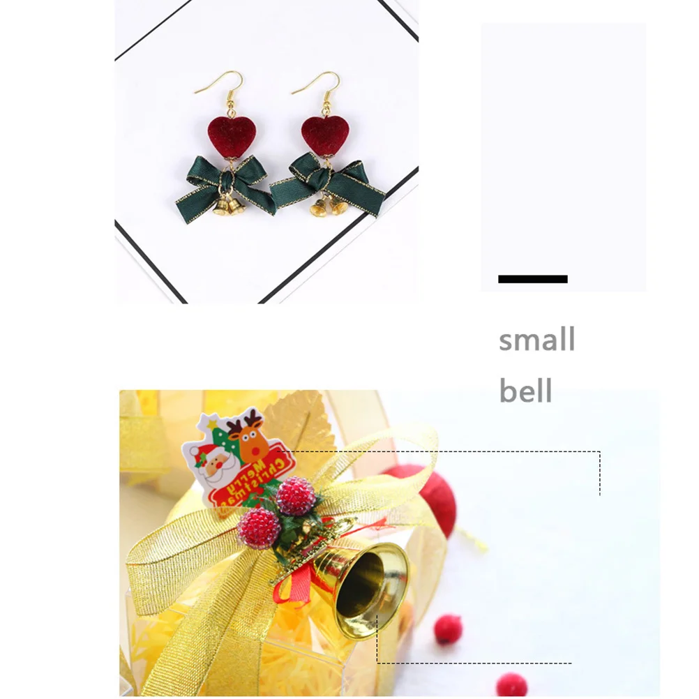 

100Pcs Small Bells Christmas Decorations Mini Pendant for Tree Wall Door Festival DIY Craft Accessories 20mm Mini Bell Pendant