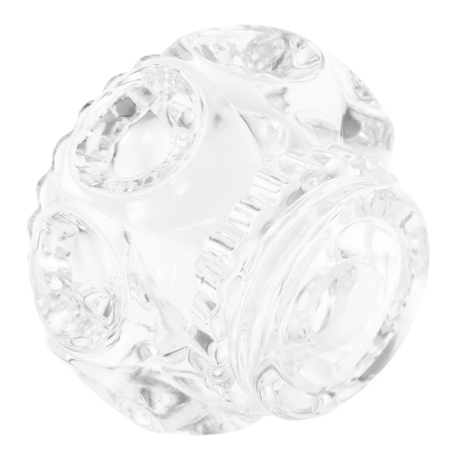 Clear Glass Table Lamp Shade Elegant Globe Design Aromatherapy Wax Melting Lamp Shade Replacement for Wall Lights Ceiling Fans