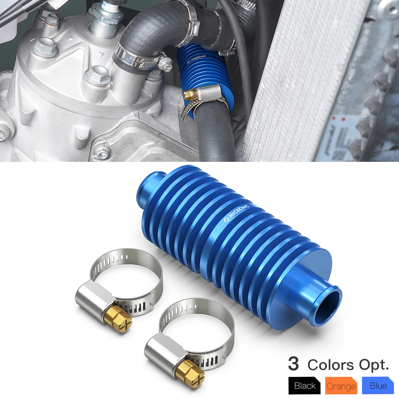 

For Husqvarna TE 300 TE 250 2024 TX 300 2023-2024 Motorcycle Radiator In Line Water Cooler For KTM EXC 300 EXC 250 XCW 2024