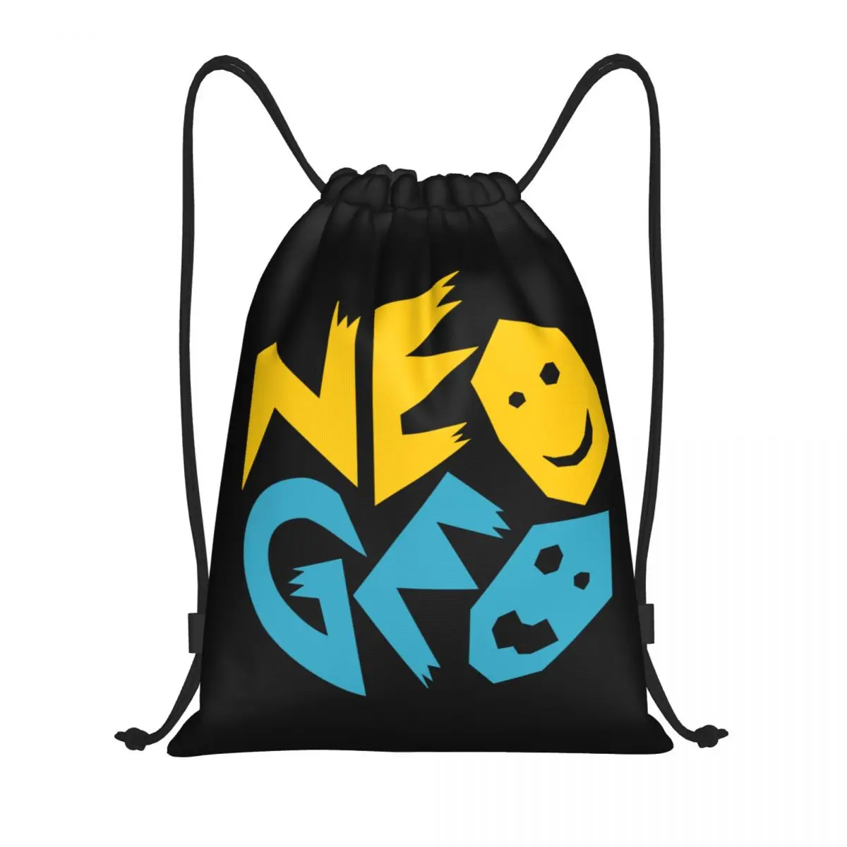 Neogeo Arcade Kordel zug Rucksack Frauen Männer Sport Gym Sackpack faltbare Einkaufstasche Sack