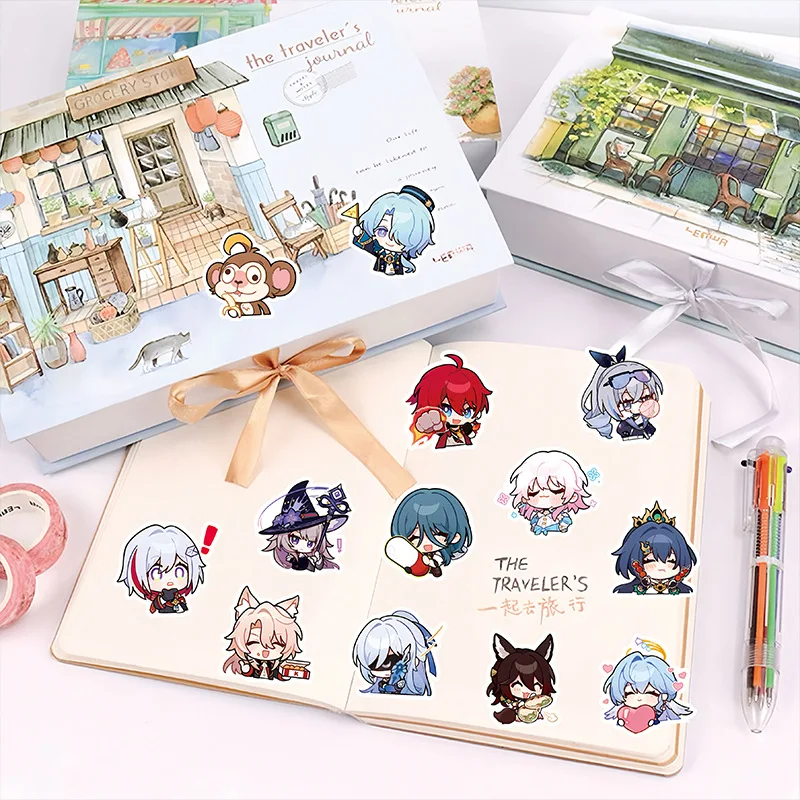 100 قطعة هونكاي: ستار السكك الحديدية ملصقات أنيمي لعبة الكرتون الشارات ملصق الاطفال لعب DIY بها بنفسك حقيبة الهاتف الغيتار المحمول دراجة نارية #5