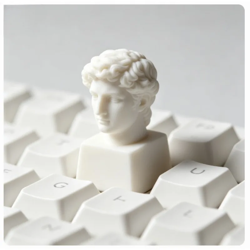 Creative David ESC Artisan Keycap Personalized Custom Accessory Cool Decorative Cap For Gaming Mechanical MX Switch