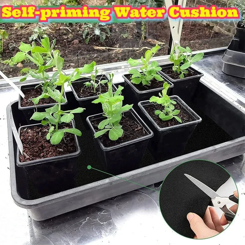 

Automatic Plant Watering System Capillary Mat Self Watering Pad Greenhouse Hydroponics Indoor Potted Plant Reusable Water Saving