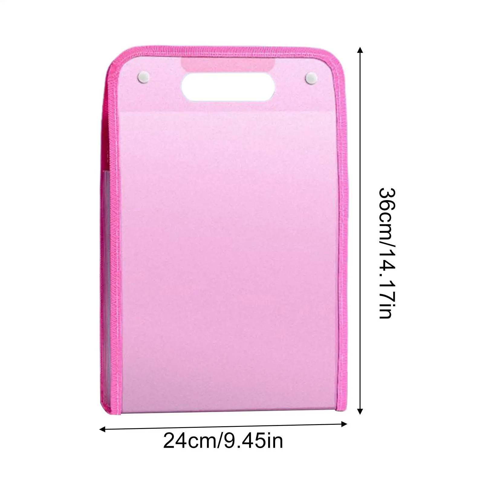 โฟลเดอร์สําหรับเอกสารแฟ้มหีบเพลงOrganizer 13 กระเป๋าแบบพกพาผู้ถือเอกสารกระดาษใบเสร็จรับเงินสําหรับHome School College