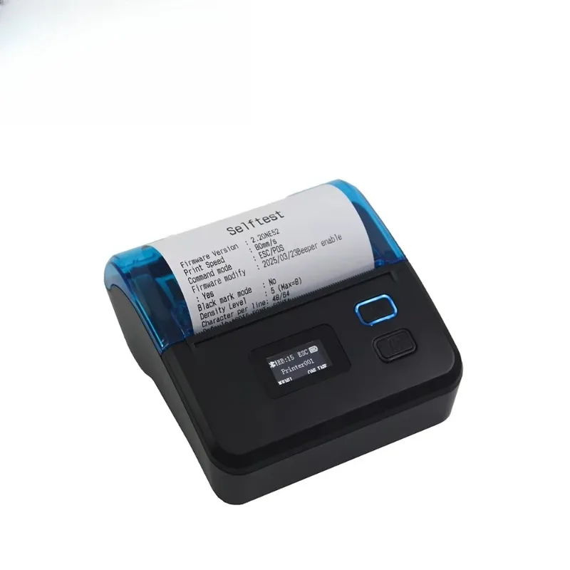 

New Portable 80mm Thermal Receipt Printer with Screen ZM06H Mini bluetooth Wifi Bill Printer