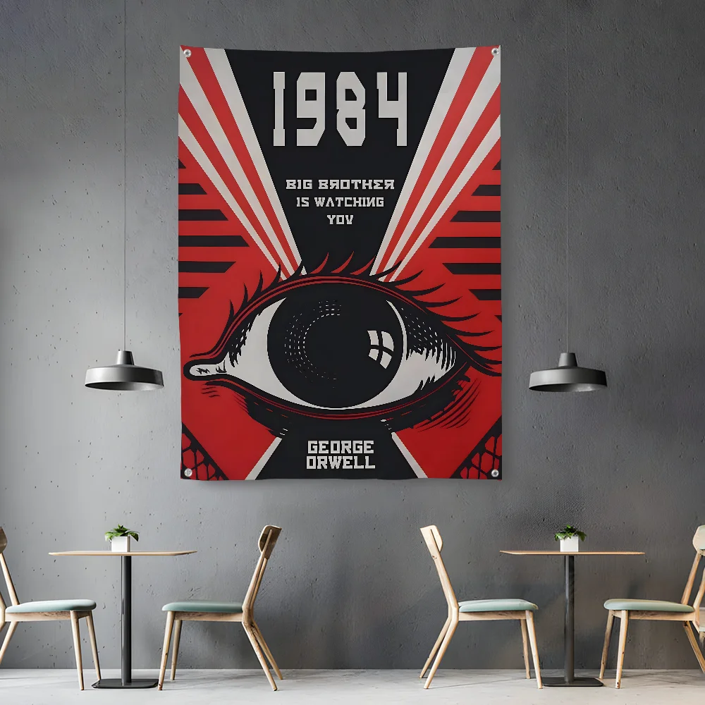 

1984 G-George O-Orwell Movie Flag Home&Garden Outdoor Microfiber Printed Decoration Background Art Flag Banner