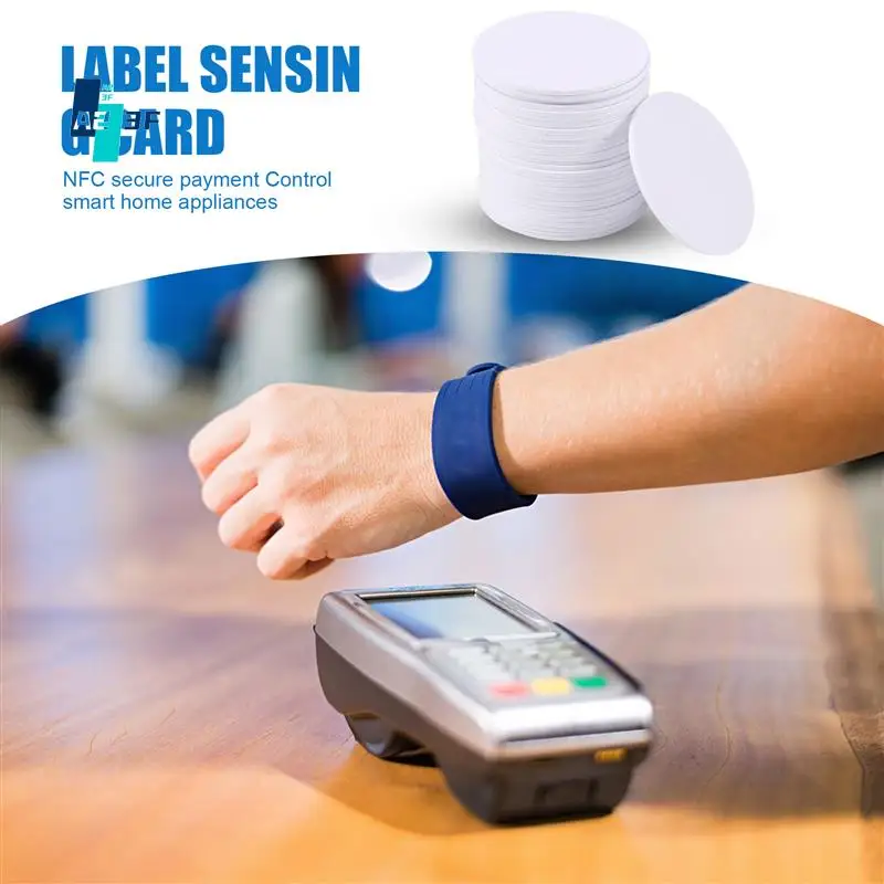 

A23F-для NFC-меток Ntag215, пустые NFC-карты для монет из ПВХ, совместимые со всеми мобильными телефонами и устройствами с поддержкой NFC-(30 шт.)