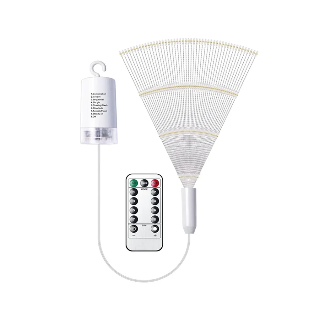 LED Copper Firework Lights, 8 Modes Fairy Starburst Light with Remote Outdoor Decorations for Home, Party, Cafe, Wedding