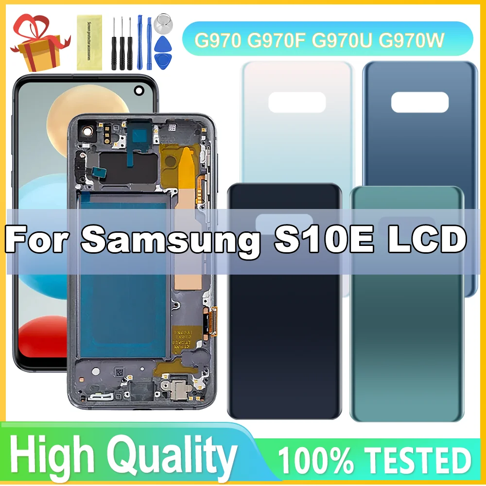 Tested TFT Quality For SAMSUNG S10E LCD Display Touch Screen Digitizer Parts For samsung s10e G970 SM-G970F SM-G970U LCD