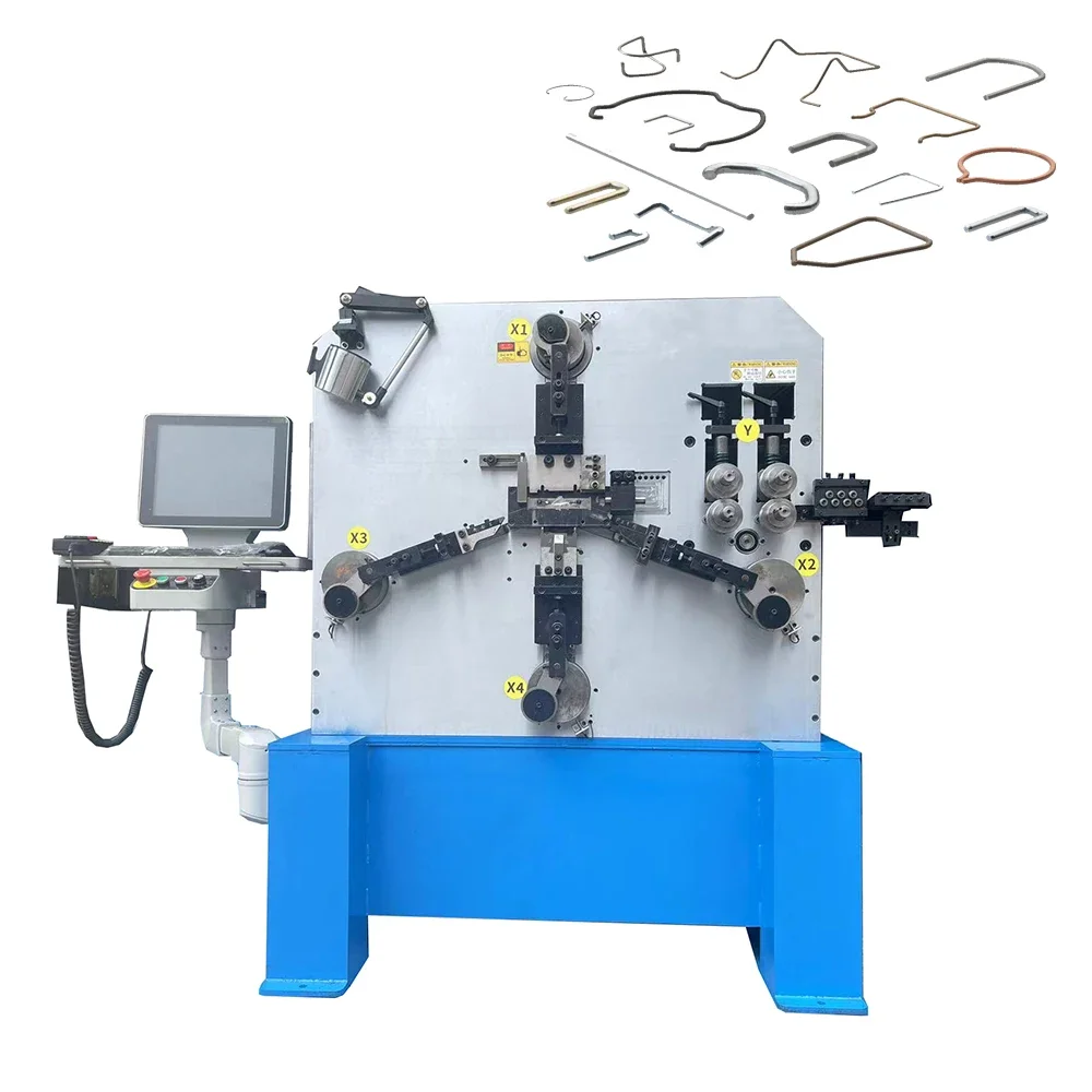 Automatic Steel Buckle And Steel Hook Wire Bending Making Machine Metalworking Tool for Business & Industrial Use