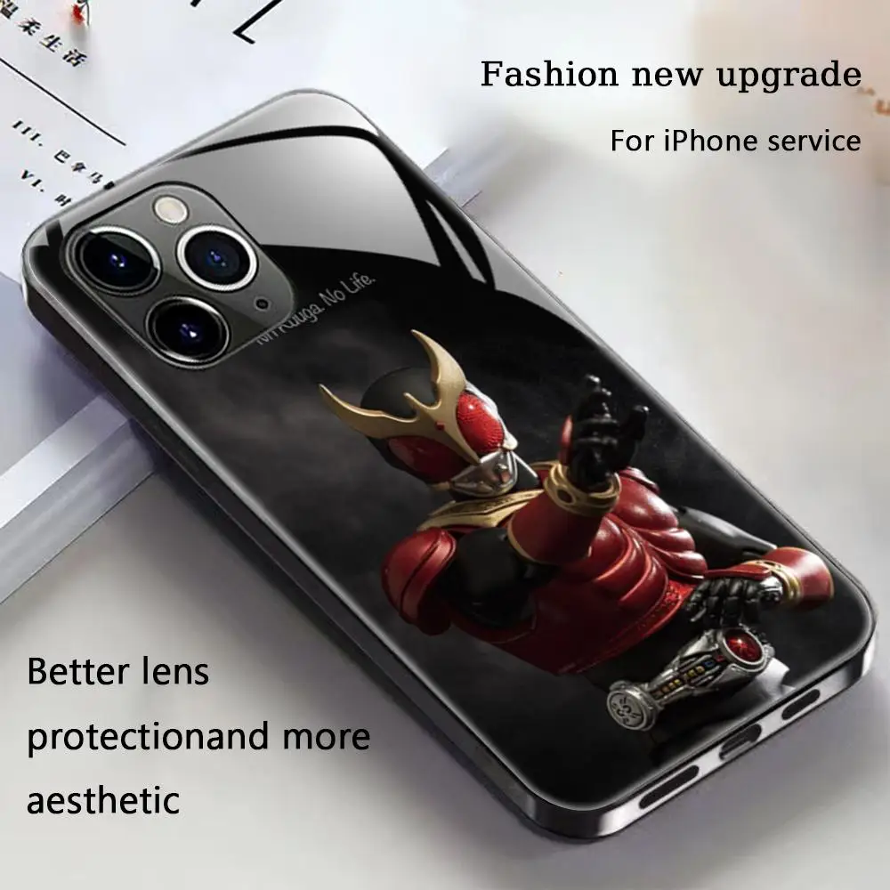Star Kamen R-Rider Kuuga Phone Case For iPhone 17 16 15 14 13 12 11 X XR XS 8 Plus Mini Pro Max Glass Magnetic Phone Case - view 5
